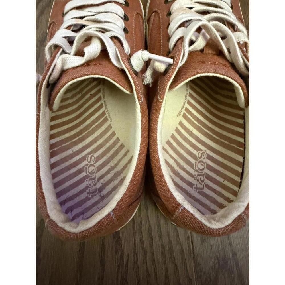 Taos Moc Star canvas sneakers in a terracotta Size 6 - Picture 7 of 8